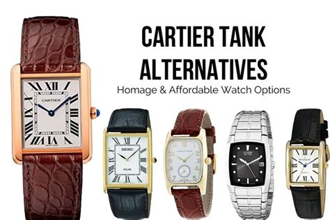 cartier gold tank watch dupe|cheap alternative to cartier tank.